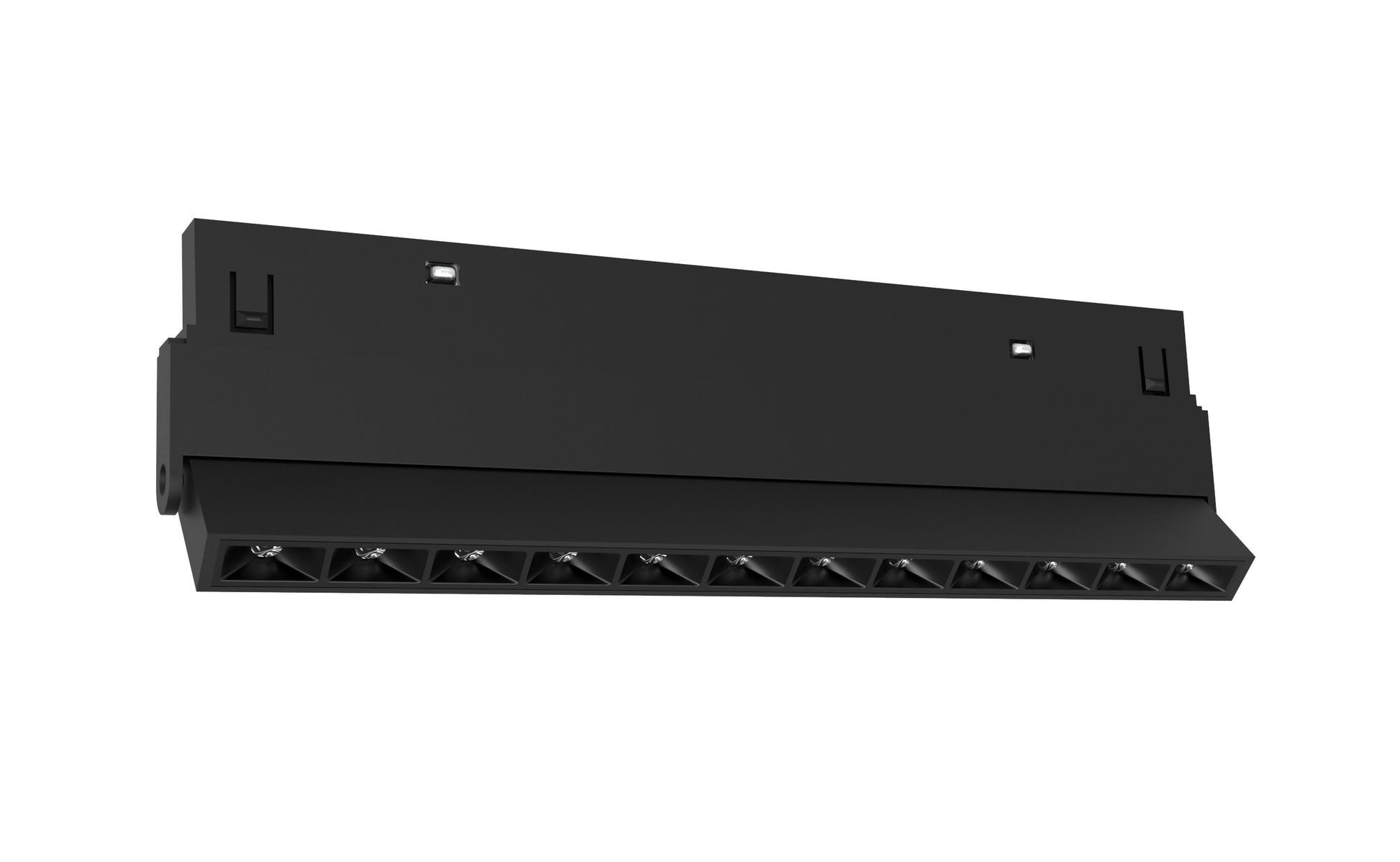 pixel-7 flex adjustable grille light for linea 11mm magnetic track lighting collection